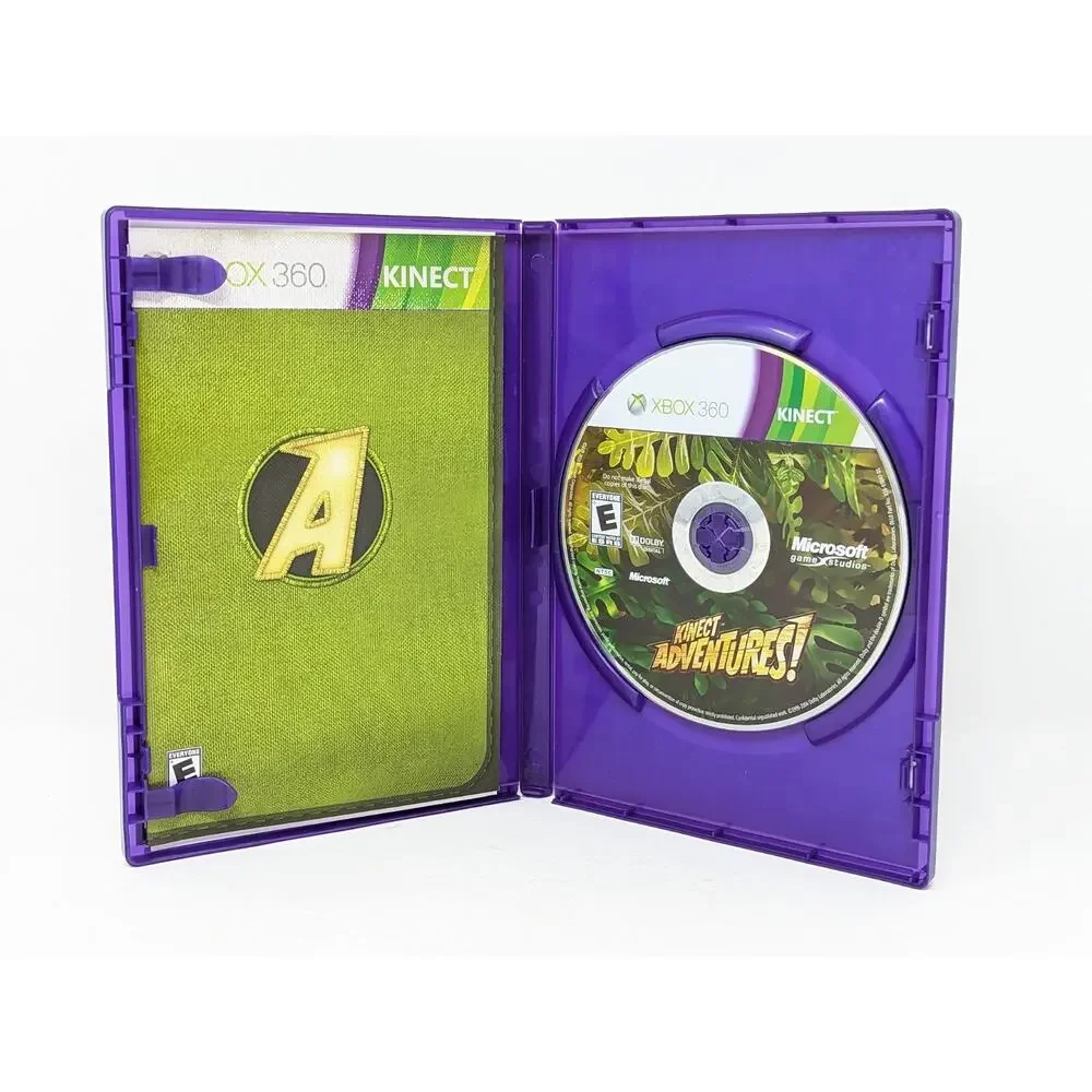 Kinect Adventures Microsoft Xbox 360 2010 Video Game Complete Manual Tested